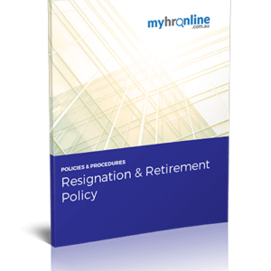 Resignation and Retirement Policy | HR Forms | HR Templates | myhronline