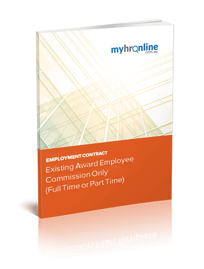 Award | Existing Employee | Commission Only | HR Templates | myhronline