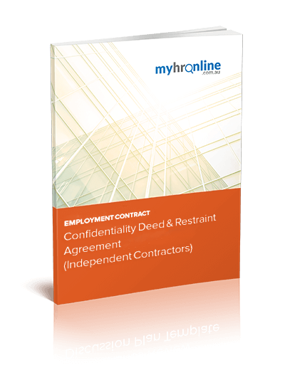 Confidentiality and Restraint Agreement | HR Agreements | HR Contracts | myhronline